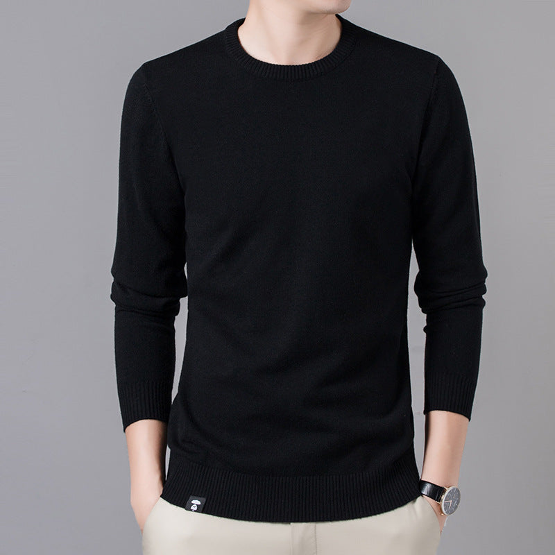 Painted Casual Pullover Long-sleeved Round Neck Jacket