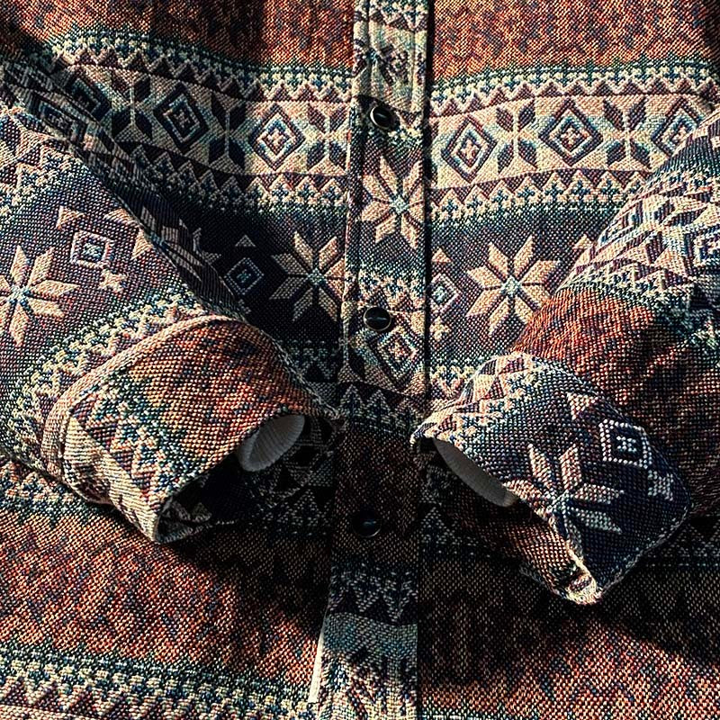 Woolen Jacket Retro With Long Sleeve Shirt