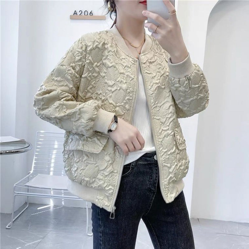 Women's Short Baseball Uniform Women's Jacket Casual Jacket Western Style