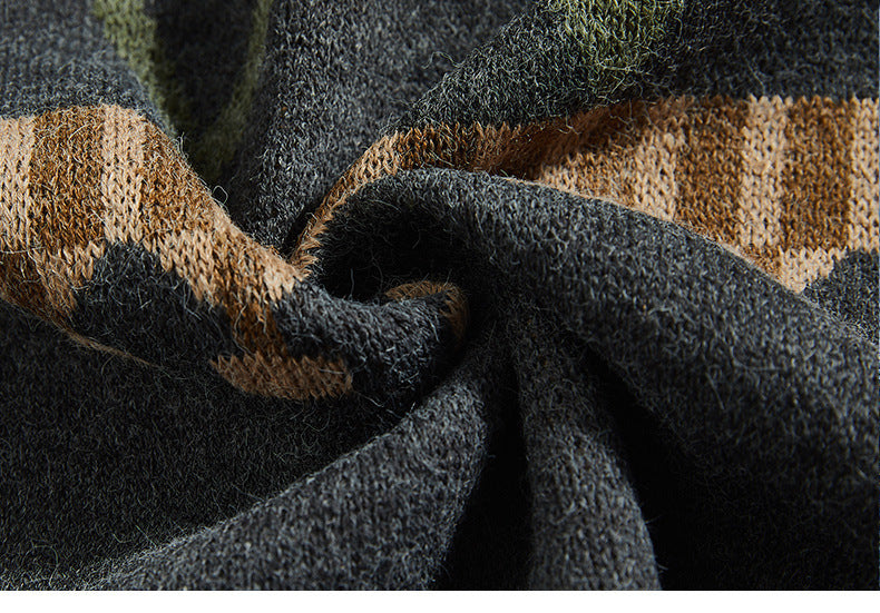 Knitted Cardigan Casual Coat Jacket Man